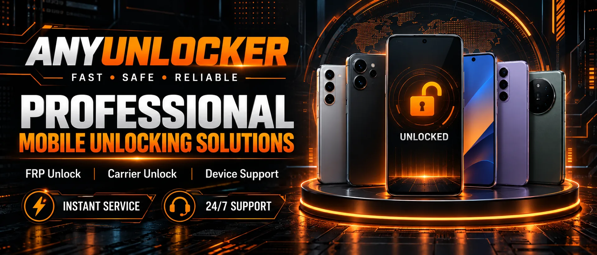 Professional mobile unlocking solutions